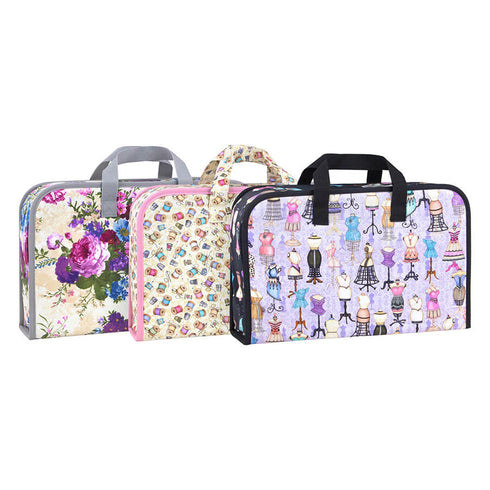 38cm x 10.5cm x 24.5cm Sewing Storage Carry Case - Vintage Mannequin